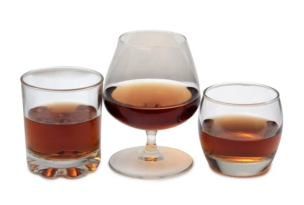 Brandy en cognac vijf — Stockfoto