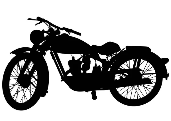 Moto viejo tres — Vector de stock