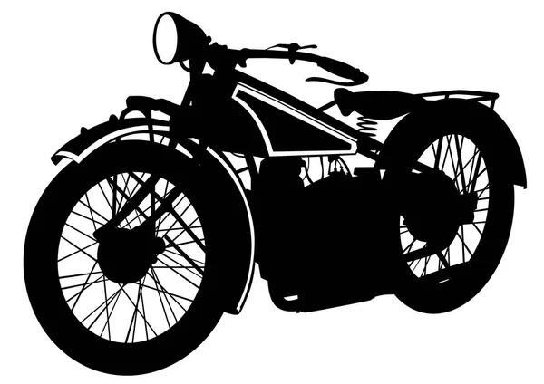 Vintage moto do motor dois — Vetor de Stock