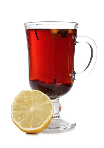Tea and lemon three three — Stock Photo, Image