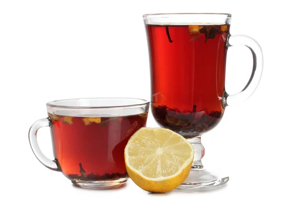 Tea and lemon three four — Stock Photo, Image