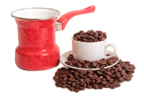 コーヒーとカップ 3 ロイヤリティフリーのストック画像
