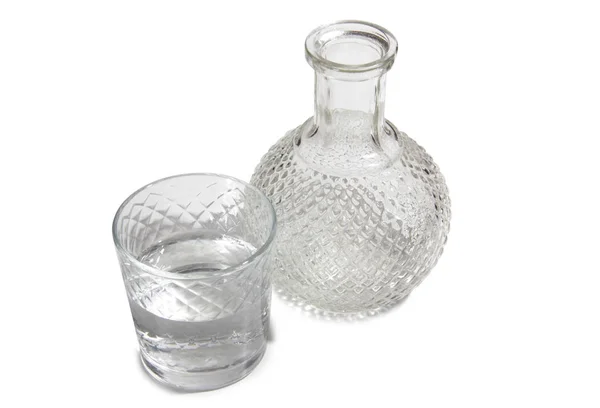 Wodka im Vintage-Glas fünf — Stockfoto