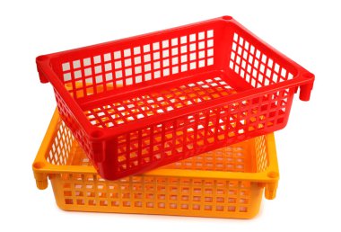 Sepet beyaz üç üzerinde