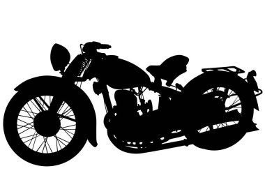 Vintage motorlu araç bir