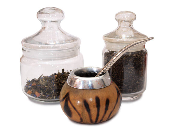 Чай в стеклянной банке два
