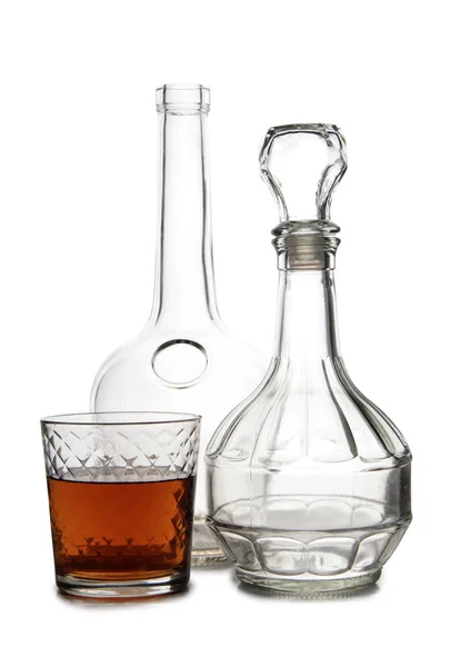 Brandy in glass three — Stock Photo, Image