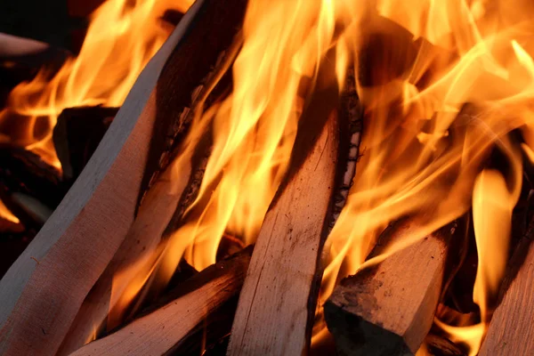 Feuer und Flamme eins — Stockfoto