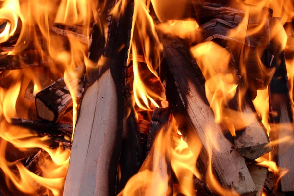 Feuer und Flamme zwei — Stockfoto