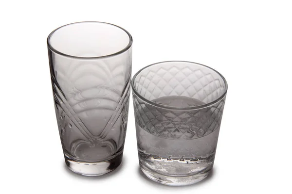 Wódka szkło trzy — Zdjęcie stockowe