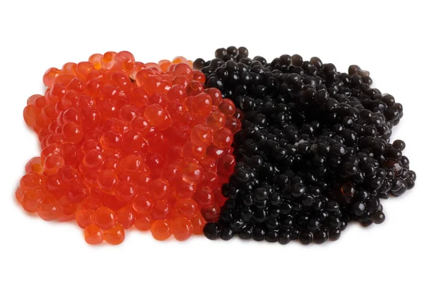 Kaviar rot und schwarz — Stockfoto