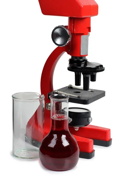 Biology microscope three — Stock Photo, Image