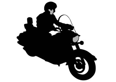 Motorlu bisiklet beş adam