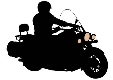 Motorlu bisiklet üç adam