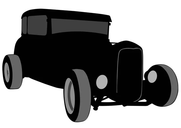 Deporte coche retro dos — Vector de stock