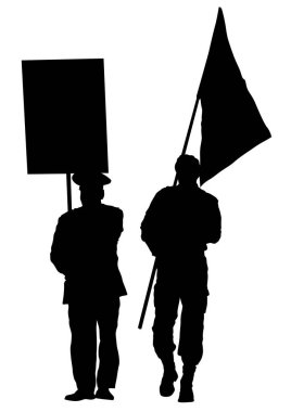 Üstünde beyaz bir banner