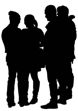 Kalabalık sokak üç