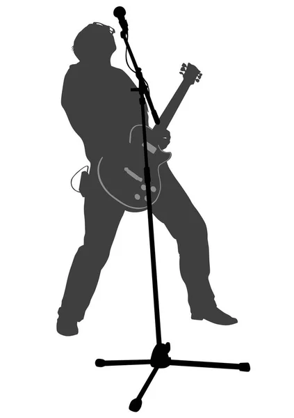 Guitar man two — Stock Vector