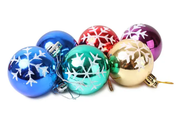 Christmas balls six — Stock Photo, Image