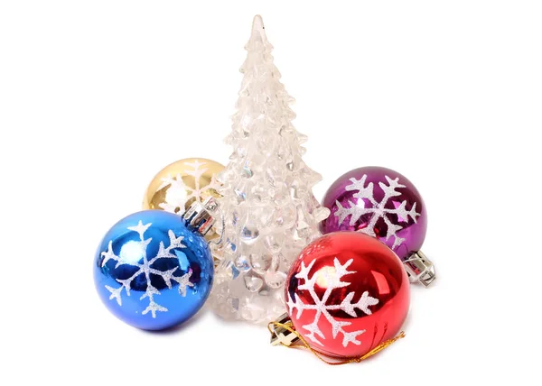 Christmas balls ten — Stock Photo, Image