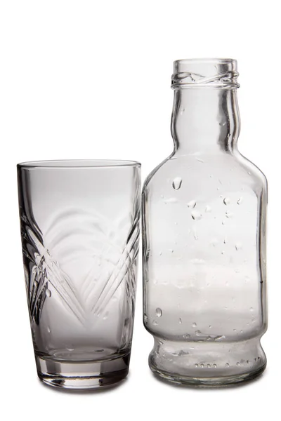 Wódka w jedną szklankę — Zdjęcie stockowe