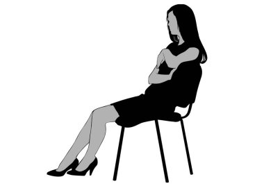 Beyaz arka plan üzerinde moda giysiler içinde güzel kızlar