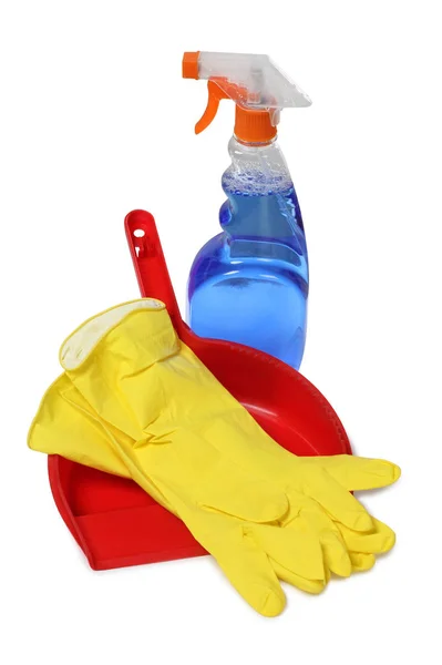 Tools Cleaning White Background — Stock Photo, Image