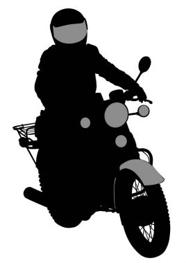 Eski büyük motor ve sürücü beyaz arka plan üzerinde