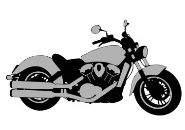 Eski büyük motor ve sürücü beyaz arka plan üzerinde