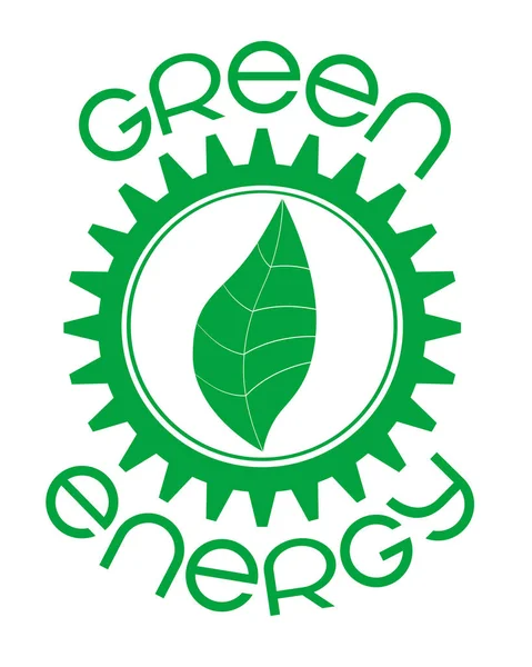 Chiodatura Foglia Albero Logo Isolato Sul Tema Dell Ecologia — Vettoriale Stock
