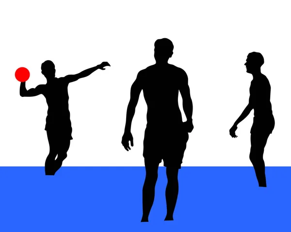 Esporte Jogadores Sombra Silhouette, Basquete, Tênis, Beisebol