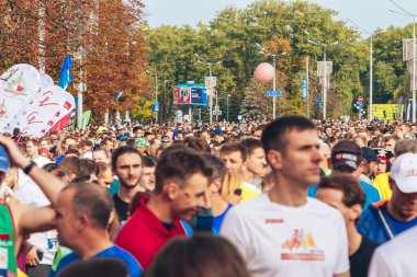 15 Eylül 2018 Minsk Belarus Yarı Maraton Minsk 2019