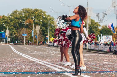 15 Eylül 2018 Minsk Belarus Yarı Maraton Minsk 2019