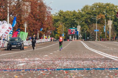 15 Eylül 2018 Minsk Belarus Yarı Maraton Minsk 2019