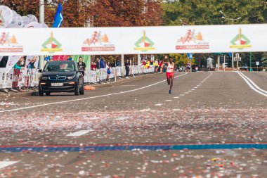 15 Eylül 2018 Minsk Belarus Yarı Maraton Minsk 2019