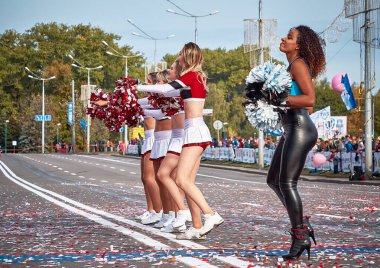 15 Eylül 2018 Minsk Belarus Yarı Maraton Minsk 2019