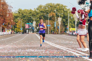 15 Eylül 2018 Minsk Belarus Yarı Maraton Minsk 2019