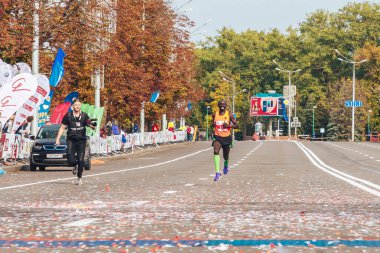 15 Eylül 2018 Minsk Belarus Yarı Maraton Minsk 2019