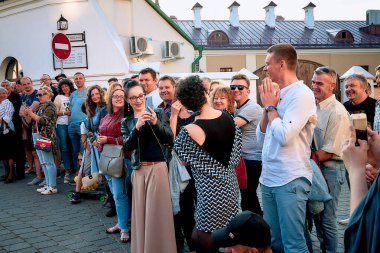 25 Mayıs 2019 Minsk Belarus Caddesi Şenlikleri