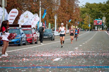 15 Eylül 2018 Minsk Belarus Yarı Maraton Minsk 2019