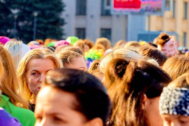 8 Mart 2019, Minsk Belarus Yarışı Kadınlar Günü onuruna 8 Mart