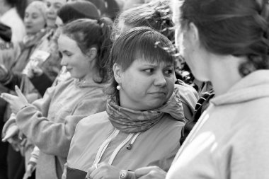 8 Mart 2019, Minsk Belarus Yarışı Kadınlar Günü onuruna 8 Mart