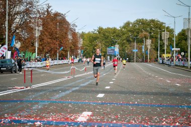 15 Eylül 2018 Minsk Belarus Yarı Maraton Minsk 2019