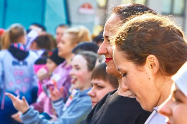 8 Mart 2019, Minsk Belarus Yarışı Kadınlar Günü onuruna 8 Mart