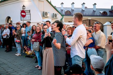 25 Mayıs 2019 Minsk Belarus Caddesi Şenlikleri