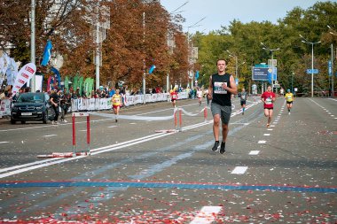 15 Eylül 2018 Minsk Belarus Yarı Maraton Minsk 2019