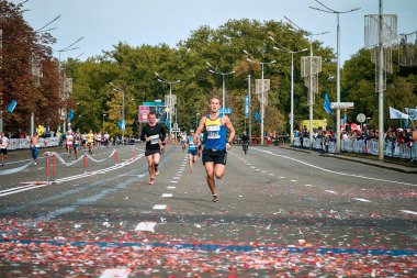 15 Eylül 2018 Minsk Belarus Yarı Maraton Minsk 2019