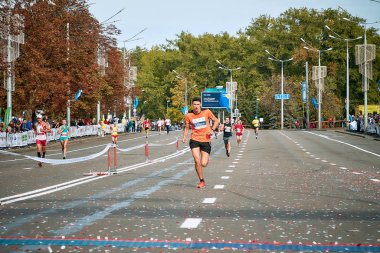 15 Eylül 2018 Minsk Belarus Yarı Maraton Minsk 2019