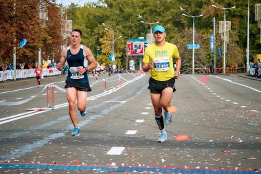 15 Eylül 2018 Minsk Belarus Yarı Maraton Minsk 2019