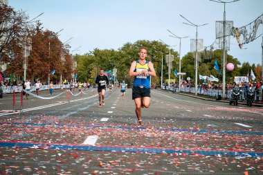 15 Eylül 2018 Minsk Belarus Yarı Maraton Minsk 2019